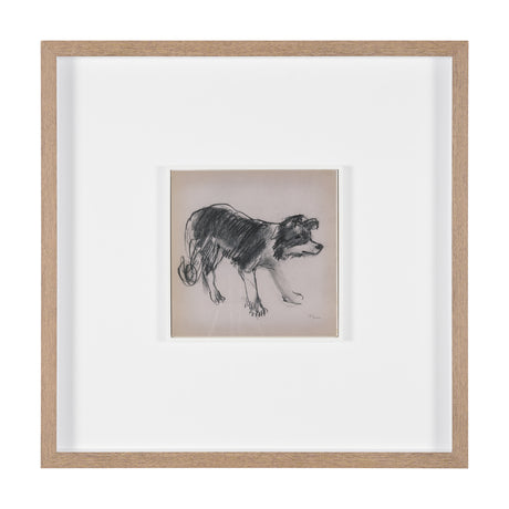 Border Collie by Mercana Studio Hand-Embellished Framed Artwork Matted under Glass from Mercana - Luna Furniture