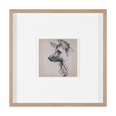 German Shepherd by Mercana Studio Hand-Embellished Framed Artwork Matted under Glass from Mercana - Luna Furniture