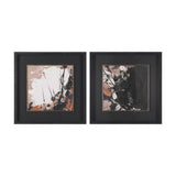 Tones of Sienna I (Set 2) by Mercana Studio Hand-Embellished Framed Artwork Matted under Glass