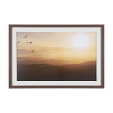 Tuscan View Sunset - Flight by Zaira Zarotti Framed Photo Print Matted under Glass from Mercana - Luna Furniture