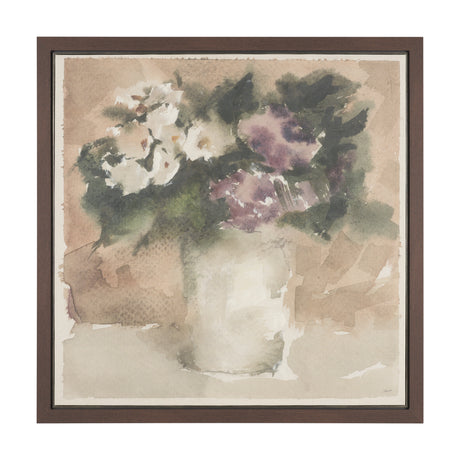 Violet by Mercana Studio Hand-Embellished Textured Framed Canvas Artwork from Mercana - Luna Furniture