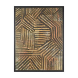Bronze Geometry I by Mercana Studio Hand-Embellished Textured Framed Canvas Artwork from Mercana - Luna Furniture