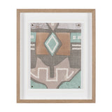 Fabric Fantasia - Maumbo by Maja Gunnarsdottir Textured Framed Artwork Matted under Glass from Mercana - Luna Furniture