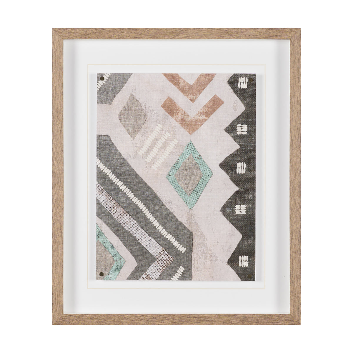 Fabric Fantasia - Mishale by Maja Gunnarsdottir Textured Framed Artwork Matted under Glass