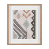 Fabric Fantasia - Mishale by Maja Gunnarsdottir Textured Framed Artwork Matted under Glass