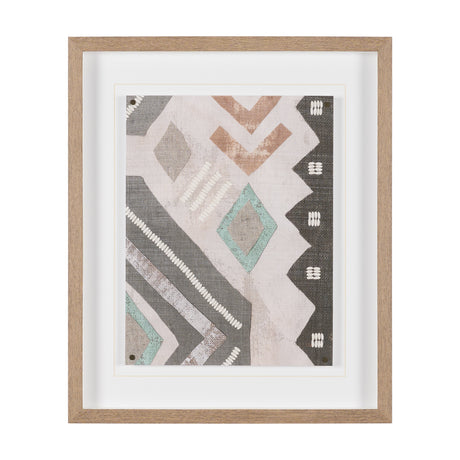 Fabric Fantasia - Mishale by Maja Gunnarsdottir Textured Framed Artwork Matted under Glass from Mercana - Luna Furniture