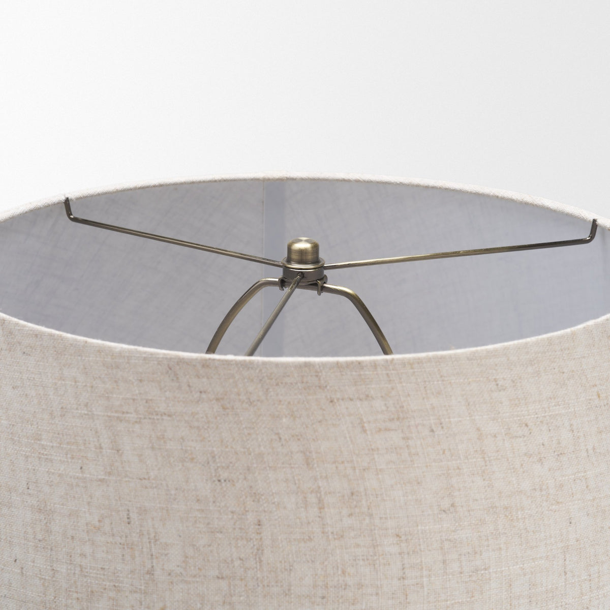 Newport Woven Rope Tapered Base Floor Lamp from Mercana - Luna Furniture