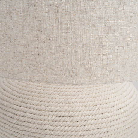 Newport Woven Rope Table Lamp from Mercana - Luna Furniture