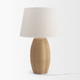 Portofino Natural Abaca Rope Table Lamp from Mercana - Luna Furniture