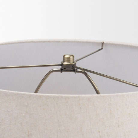 Portofino Natural Abaca Rope Table Lamp from Mercana - Luna Furniture