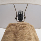 Portofino Natural Abaca Rope Table Lamp from Mercana - Luna Furniture