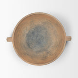 Cotto Round w/ Handles Weathered Terracotta Decorative Bowl from Mercana - Luna Furniture