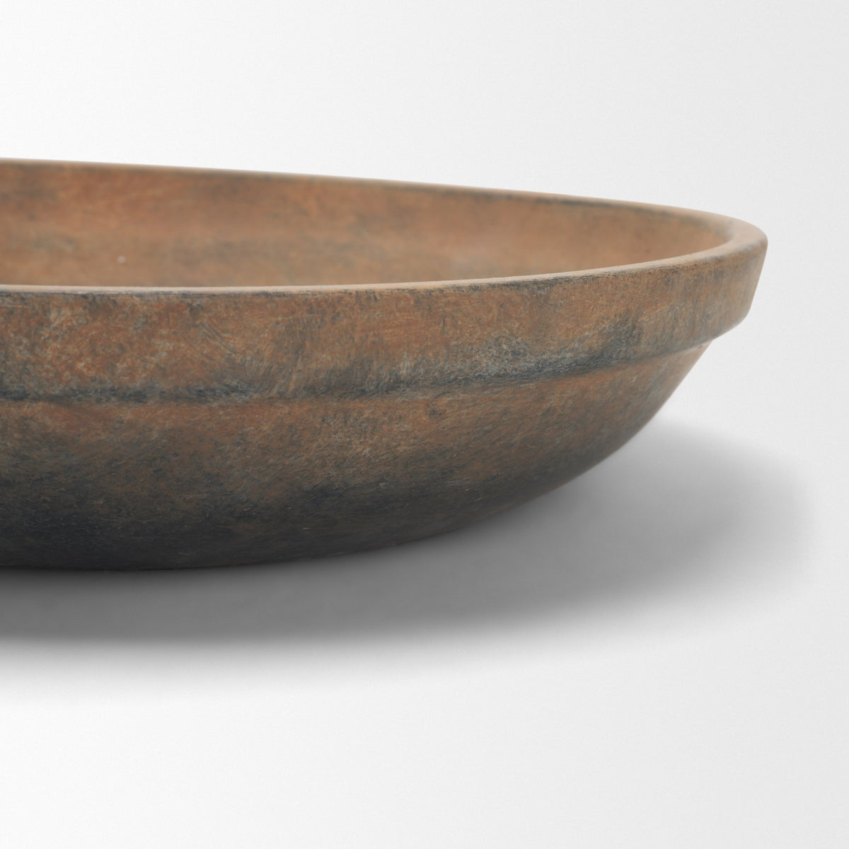 Cotto Round w/ Handles Weathered Terracotta Decorative Bowl from Mercana - Luna Furniture