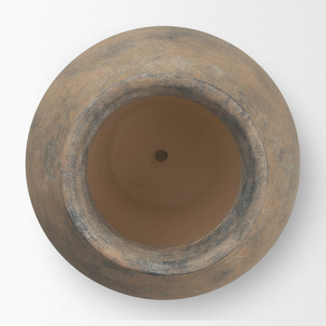 Cotto 17.9H Weathered Tall Terracotta Vase from Mercana - Luna Furniture