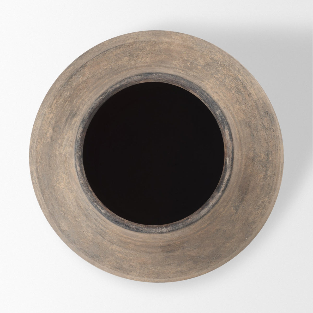 Cotto 13.2H Weathered Wide Mouth Terracotta Urn Vase from Mercana - Luna Furniture