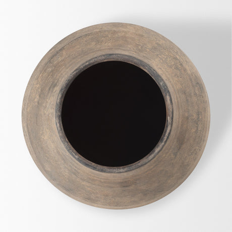 Cotto 13.2H Weathered Wide Mouth Terracotta Urn Vase from Mercana - Luna Furniture