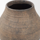 Cotto 13.2H Weathered Wide Mouth Terracotta Urn Vase from Mercana - Luna Furniture