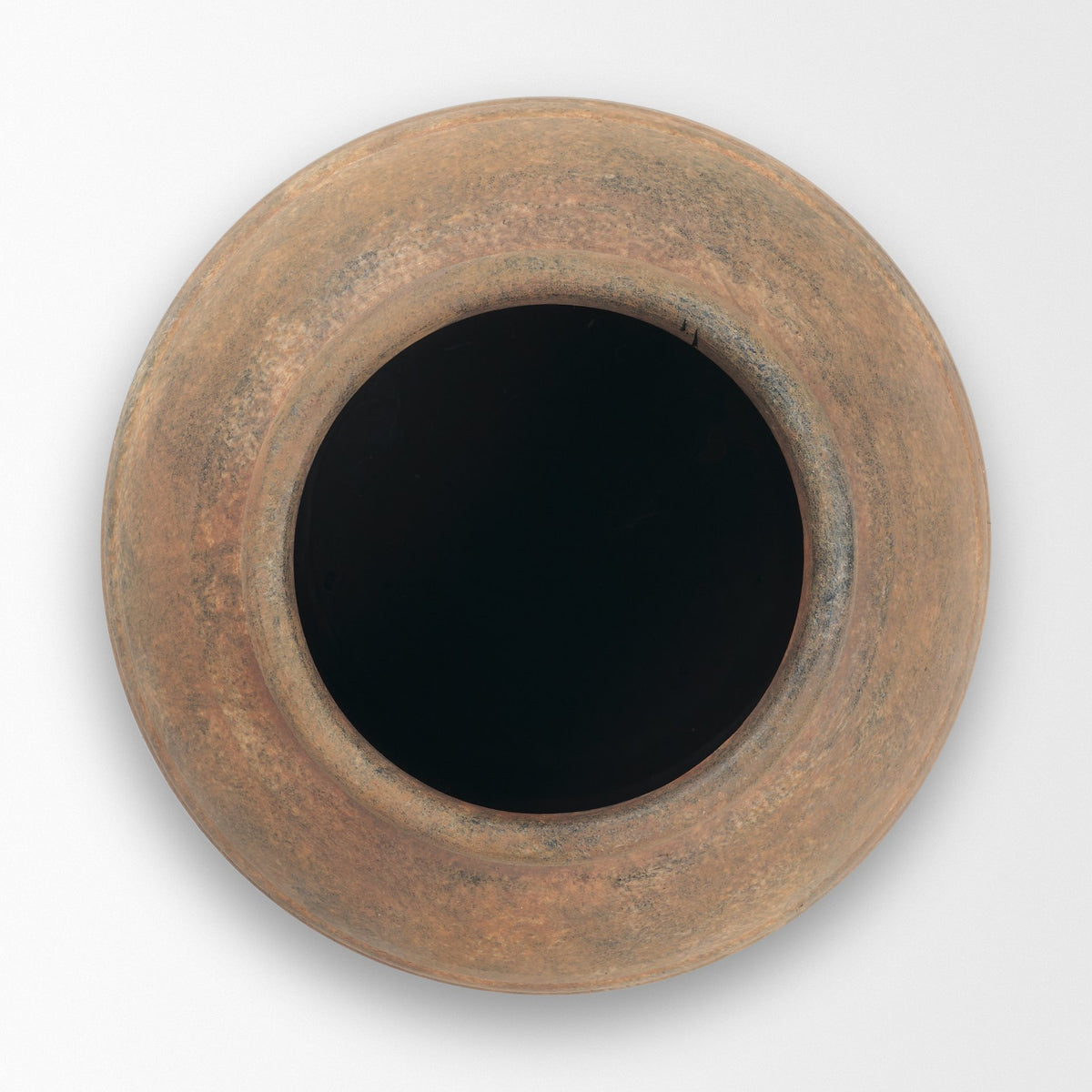 Cotto 8.7H Weathered Round Terracotta Vase from Mercana - Luna Furniture