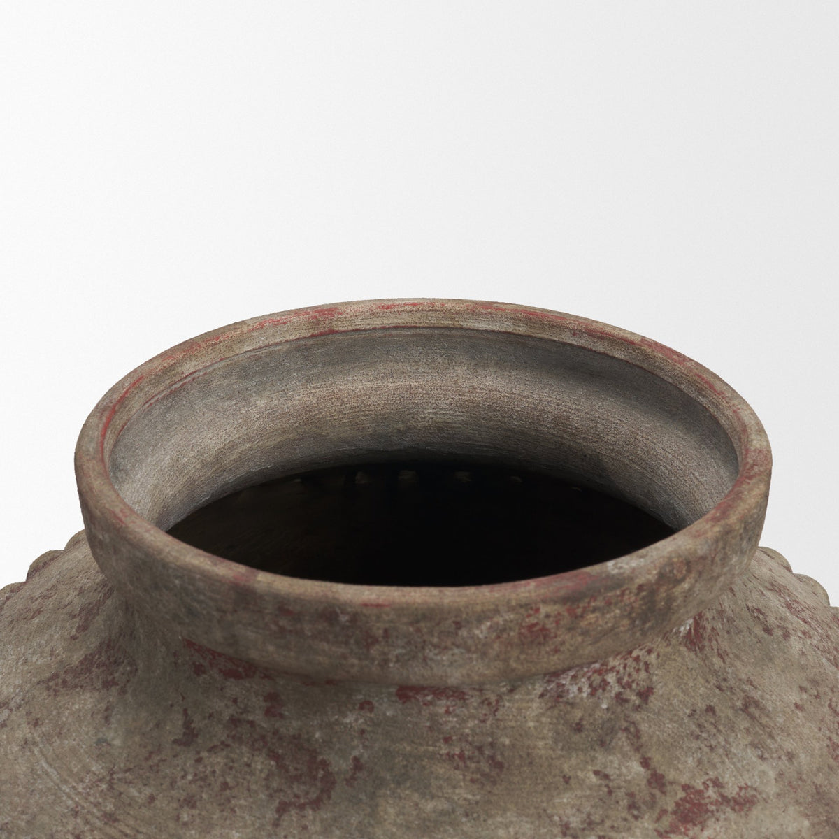 Mattone 24.4H Rustic Weathered Terracotta Floor Vase from Mercana - Luna Furniture