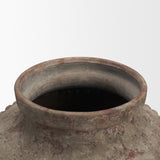 Mattone 24.4H Rustic Weathered Terracotta Floor Vase from Mercana - Luna Furniture