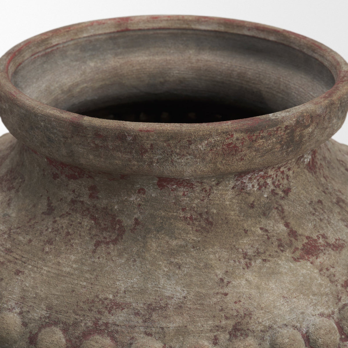 Mattone 24.4H Rustic Weathered Terracotta Floor Vase from Mercana - Luna Furniture