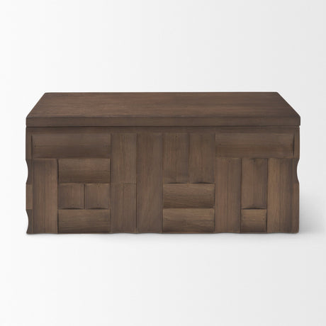 Vesta Walnut Wood Decorative Box from Mercana - Luna Furniture