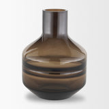 Aurel Small Brown Glass Vase