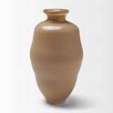 Dune Matte Brown Glass Vase from Mercana - Luna Furniture