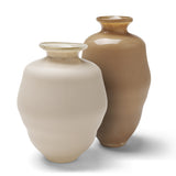 Dune Matte White Glass Vase from Mercana - Luna Furniture