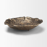 Verdant Large Antiqued Brass Metal Decorative Centerpiece Bowl from Mercana - Luna Furniture