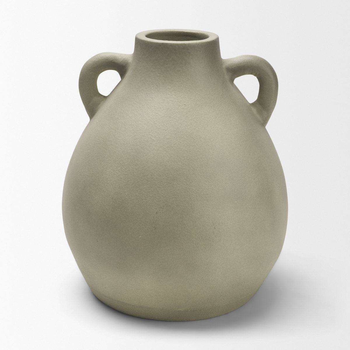 Cantara Medium Sage Green Ceramic Milk Jug w/ Handles from Mercana - Luna Furniture