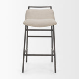 Kavalan Backless 33.5in Seat Counter Stool | Sand Fabric w/ Stool from Mercana - Luna Furniture