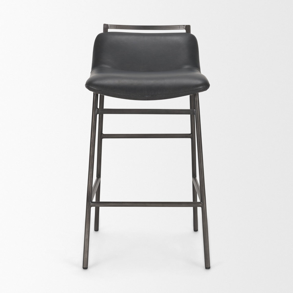 Kavalan Backless 33.5in Seat Counter Stool | Chocolate Leather from Mercana - Luna Furniture
