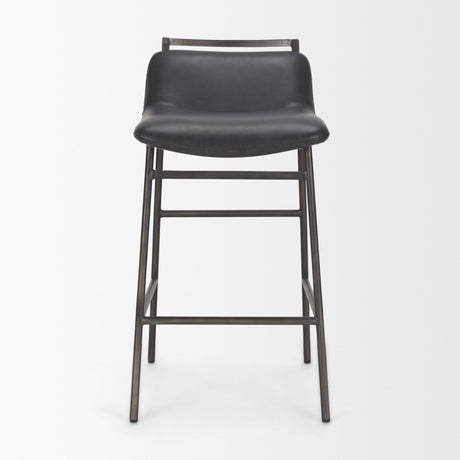 Kavalan Backless 33.5in Seat Counter Stool | Chocolate Leather from Mercana - Luna Furniture