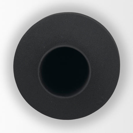 Veda Small Black Metal Geometric Vase from Mercana - Luna Furniture