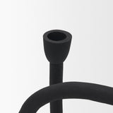 Serpens Black Metal Large Candleholder from Mercana - Luna Furniture
