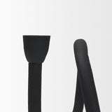Serpens Black Metal Large Candleholder from Mercana - Luna Furniture