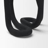 Serpens Black Metal Narrow Candle Holder from Mercana - Luna Furniture