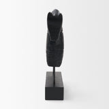 Equus Black Wooden Horse Decorative Object
