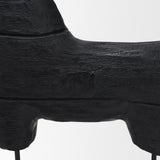 Equus Black Wooden Horse Decorative Object
