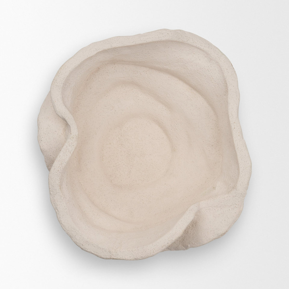 Scala Textured Ceramic Organic Forms Decorative Bowl