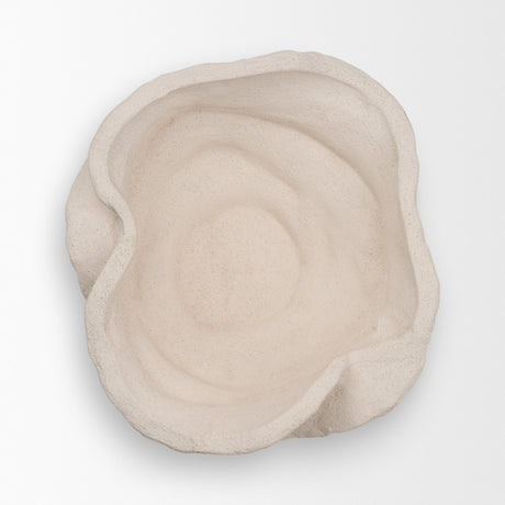 Scala Textured Ceramic Organic Forms Decorative Bowl from Mercana - Luna Furniture