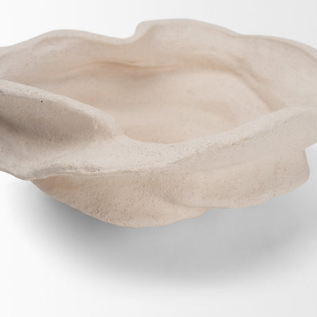 Scala Textured Ceramic Organic Forms Decorative Bowl from Mercana - Luna Furniture