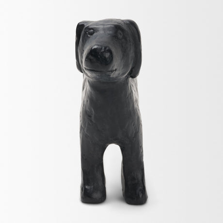 Dash Long Black Metal Dachshund Dog Object from Mercana - Luna Furniture