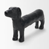 Dash Long Black Metal Dachshund Dog Object from Mercana - Luna Furniture