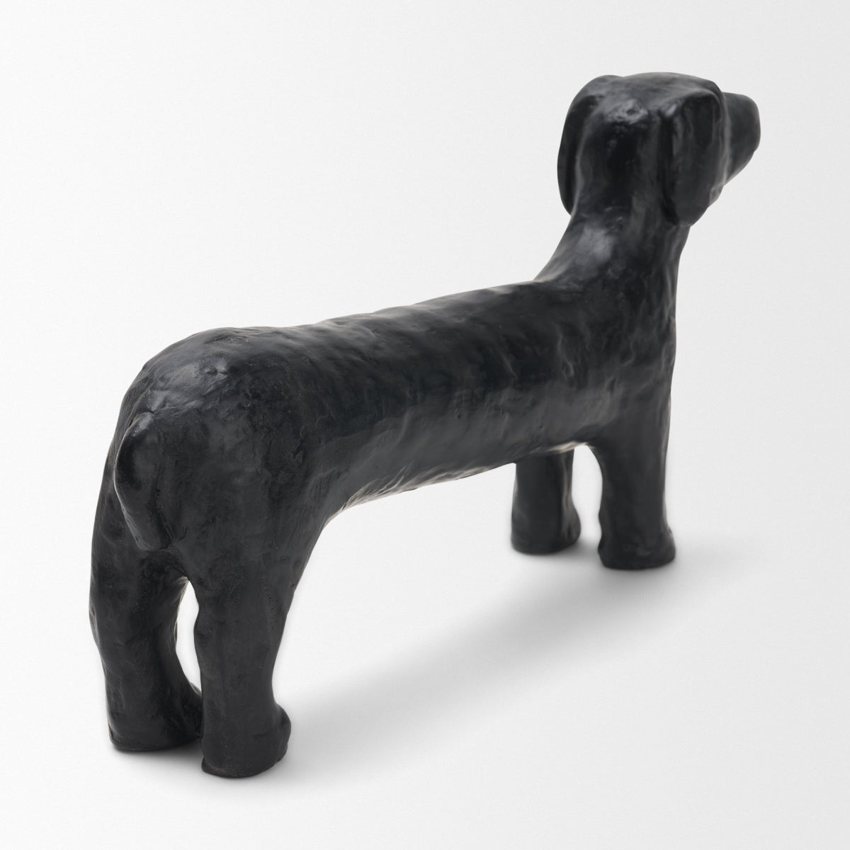 Dash Long Black Metal Dachshund Dog Object from Mercana - Luna Furniture