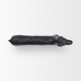 Dash Long Black Metal Dachshund Dog Object from Mercana - Luna Furniture