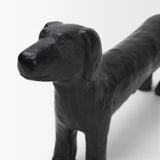 Dash Long Black Metal Dachshund Dog Object from Mercana - Luna Furniture
