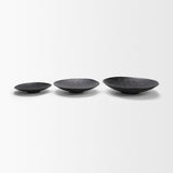 Patera Hammered Iron Metal Decorative Bowls (Set of 3)