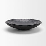 Patera Hammered Iron Metal Decorative Bowls (Set of 3)